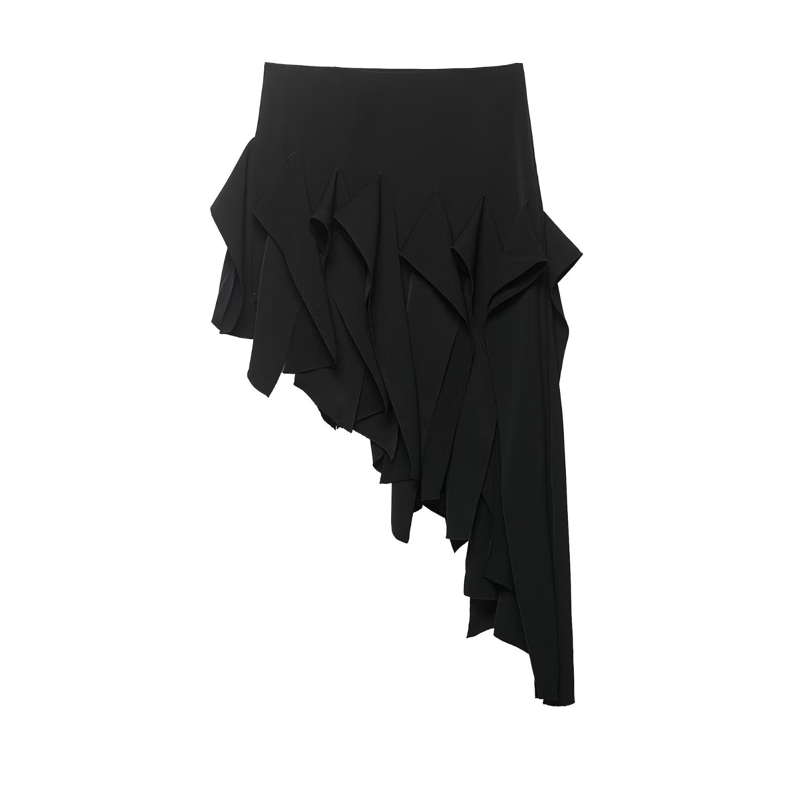 Splicing asymmetric skirt for women's clothing