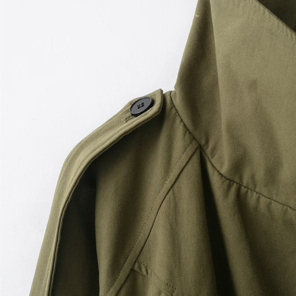 Cotton belt windbreaker women's clothing