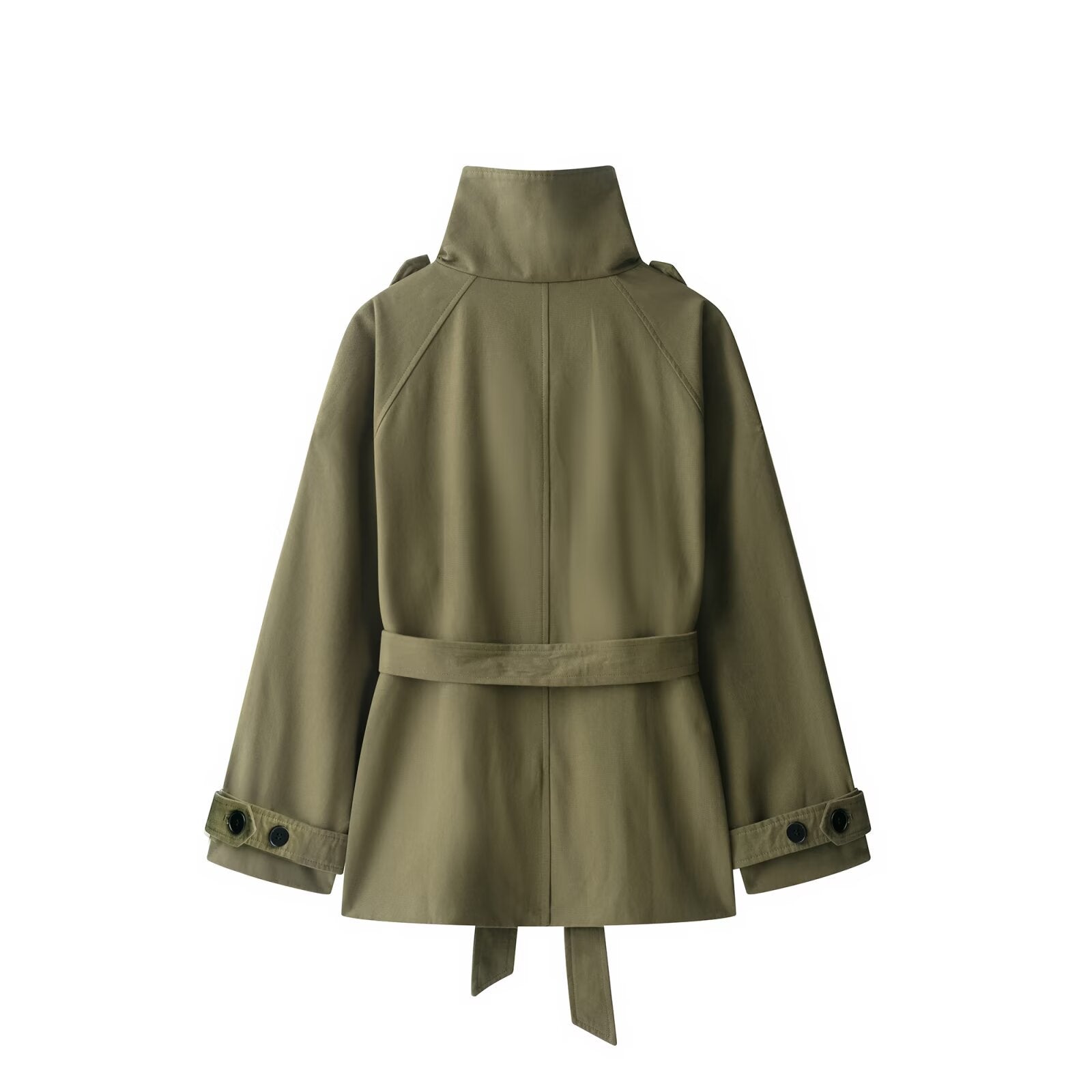 Cotton belt windbreaker women's clothing