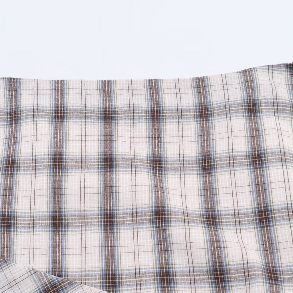 Asymmetric plaid dress for women's clothing
