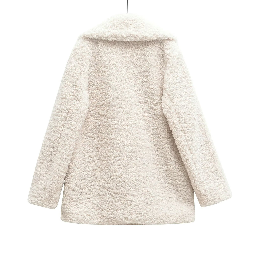 Artificial fur coat for women's clothing