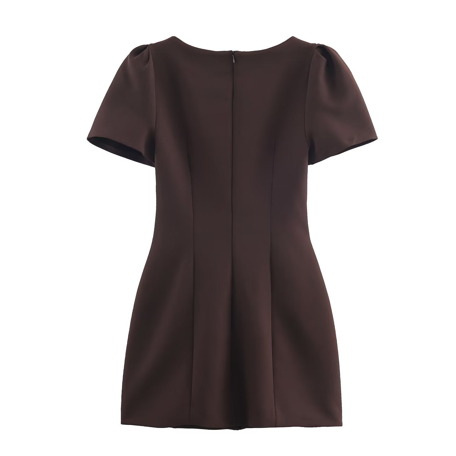 Pleated pocket dress for women's clothing