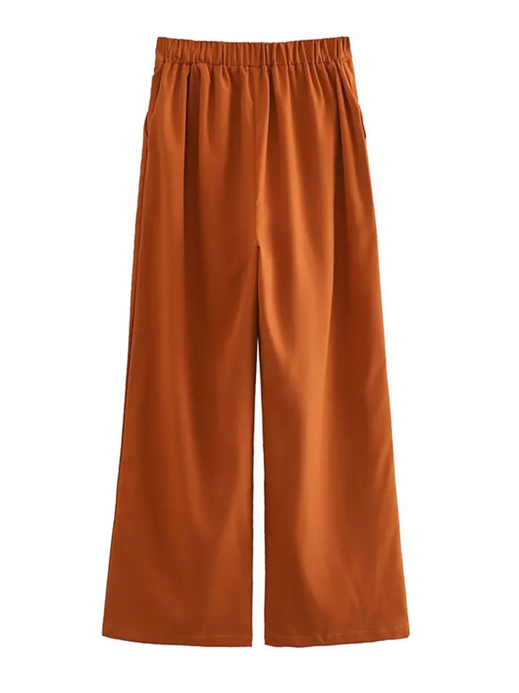Summer Woman Pant 2 Pieces Sets Female Fashion Single Breasted Vest Tops And High Waists Pants Summer Lady Commute Sets