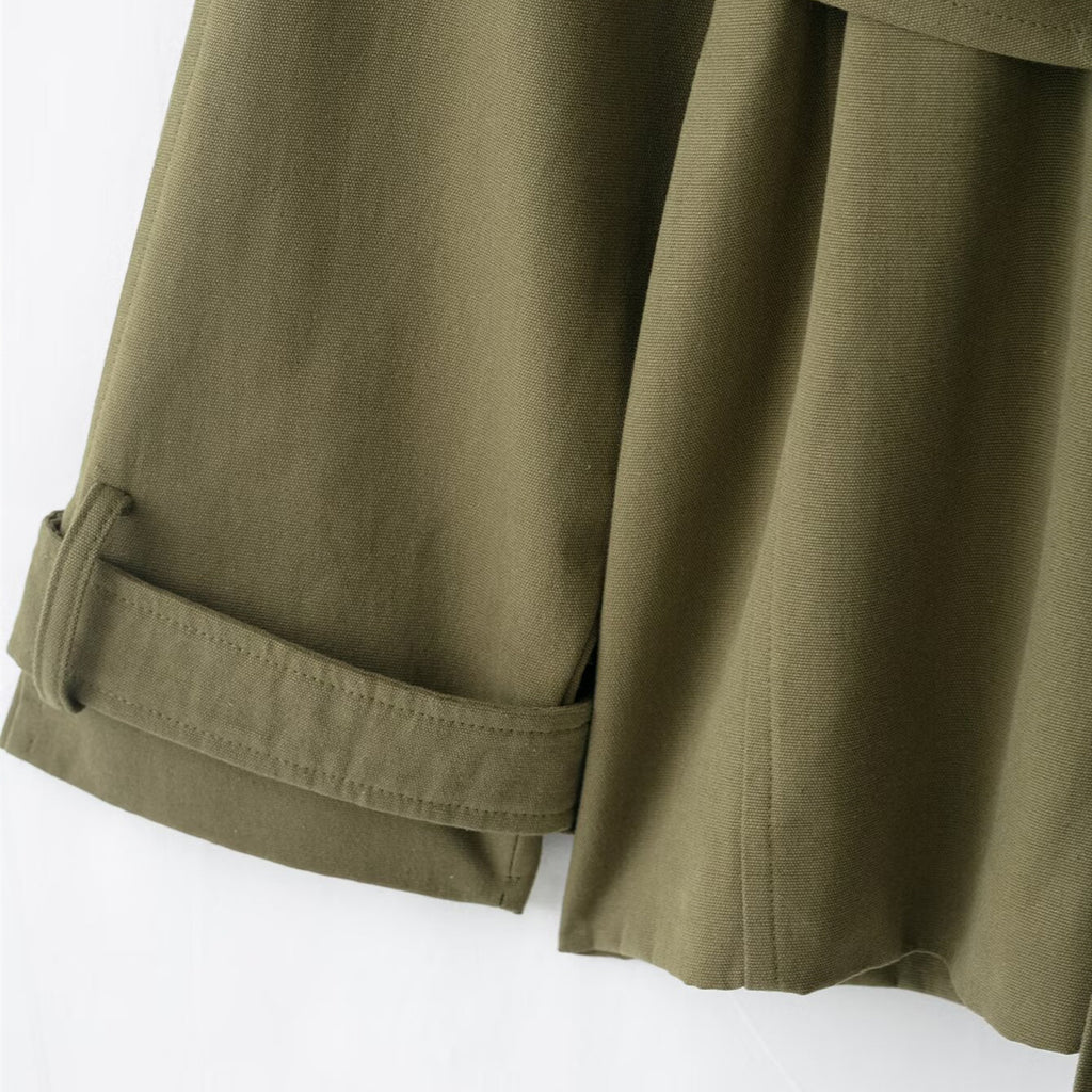 Cotton belt windbreaker women's clothing