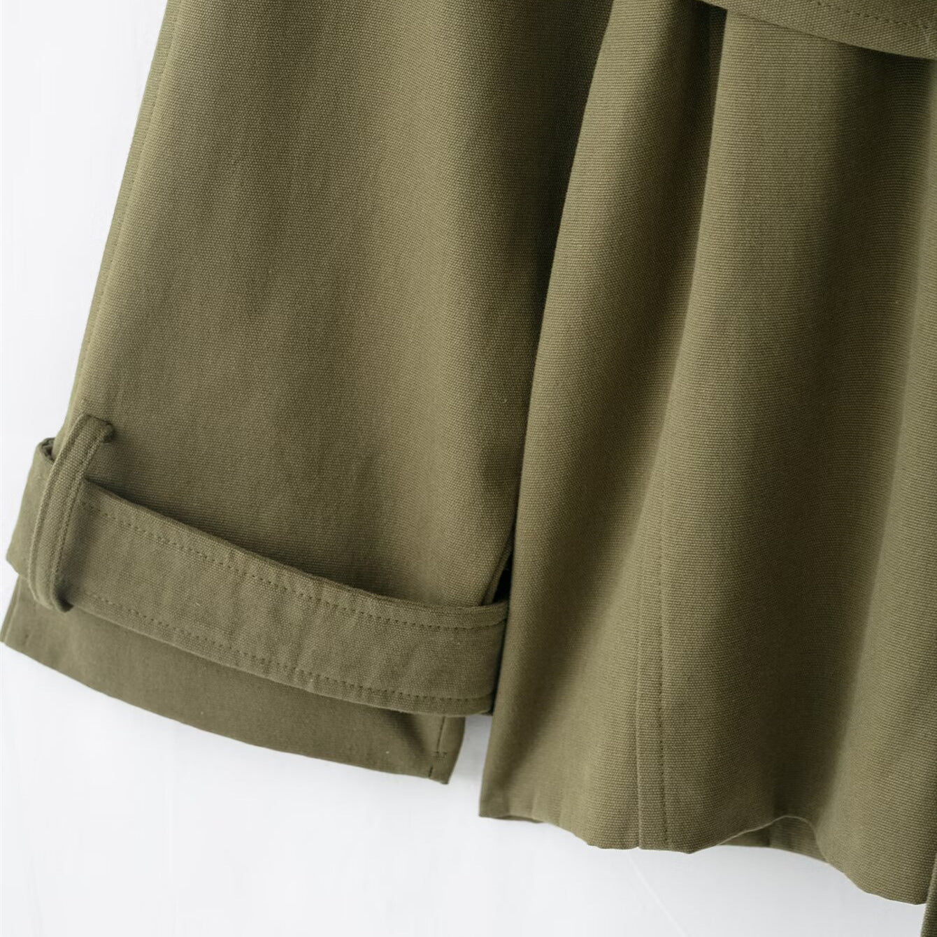 Cotton belt windbreaker women's clothing
