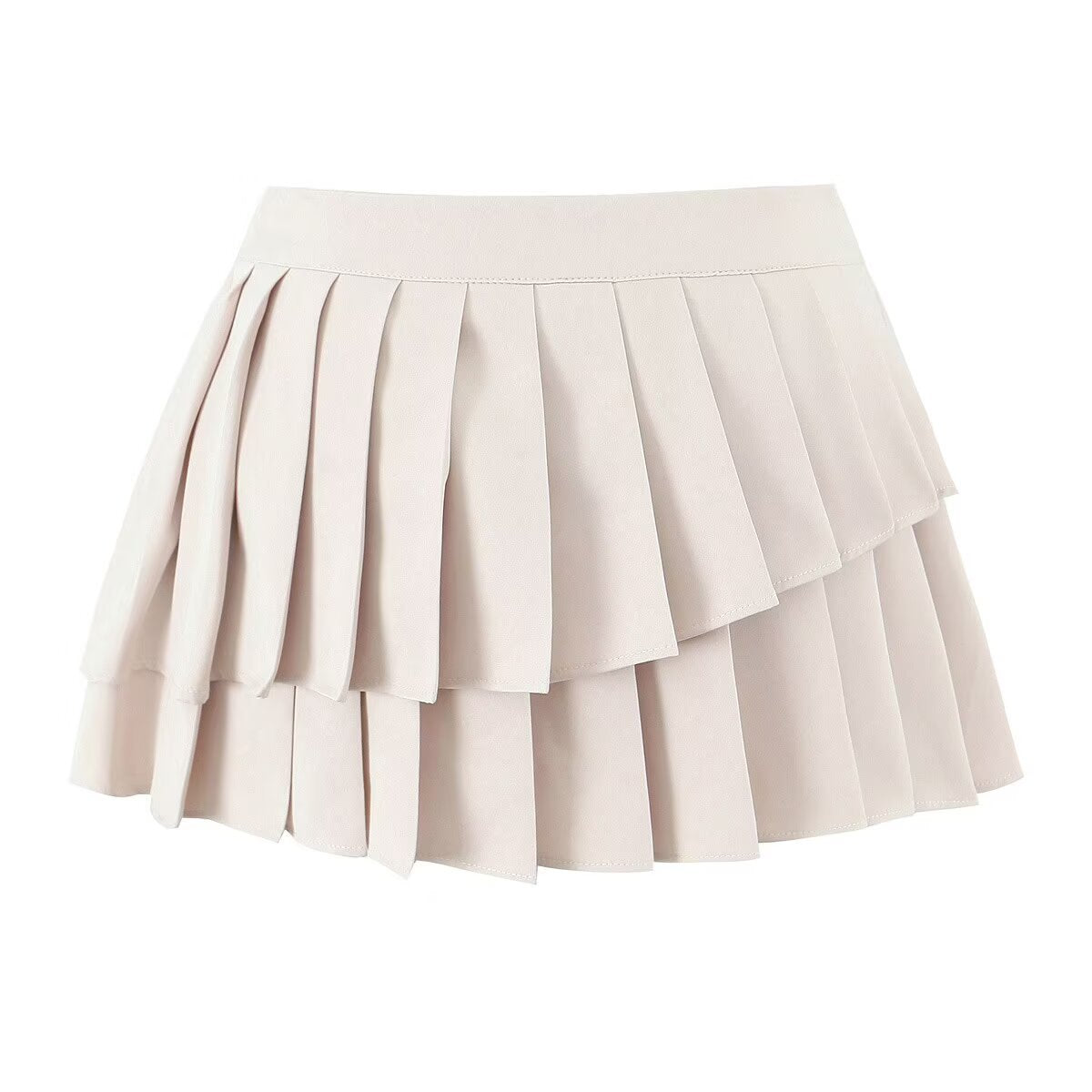 Irregular pleated skirt for women's clothing