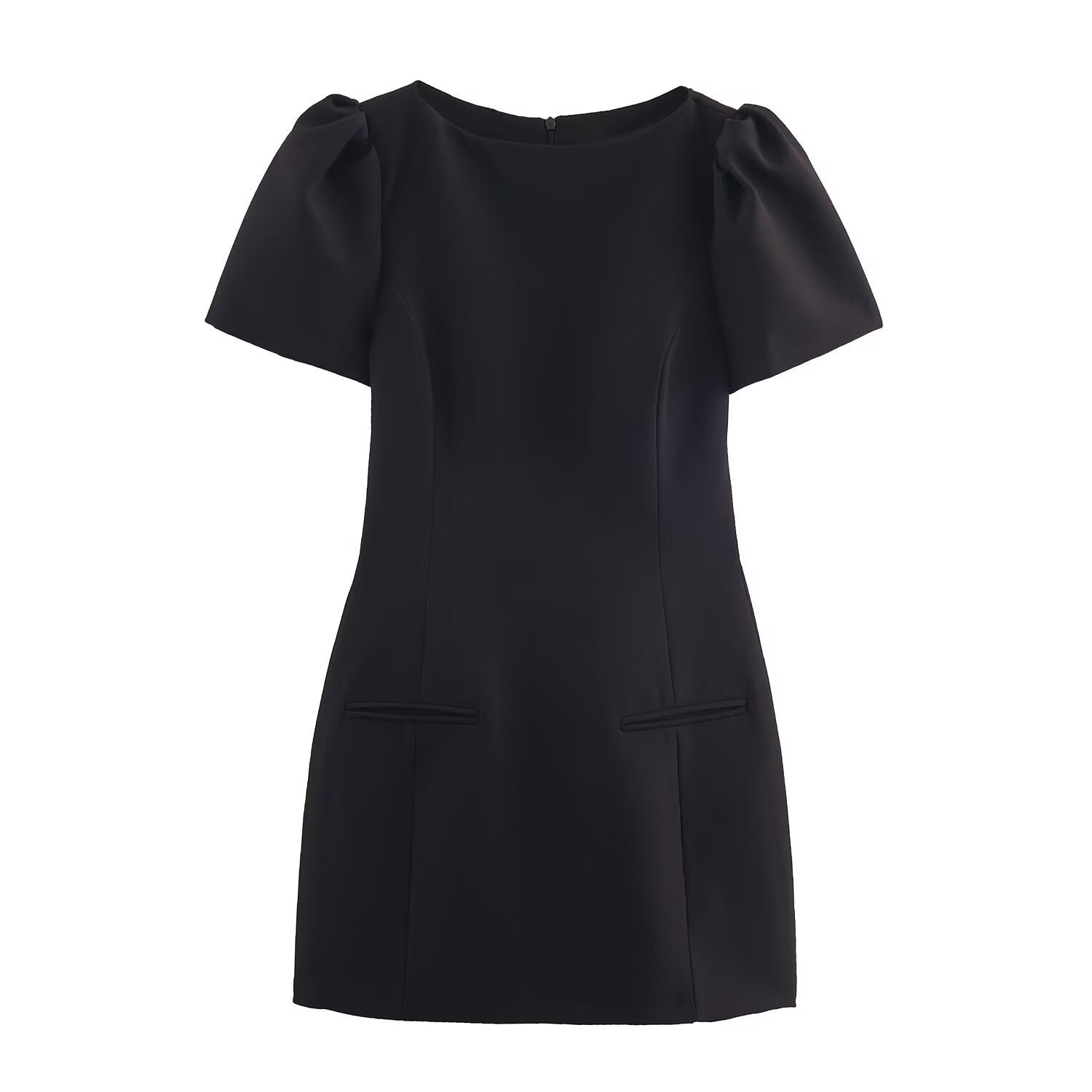 Pleated pocket dress for women's clothing