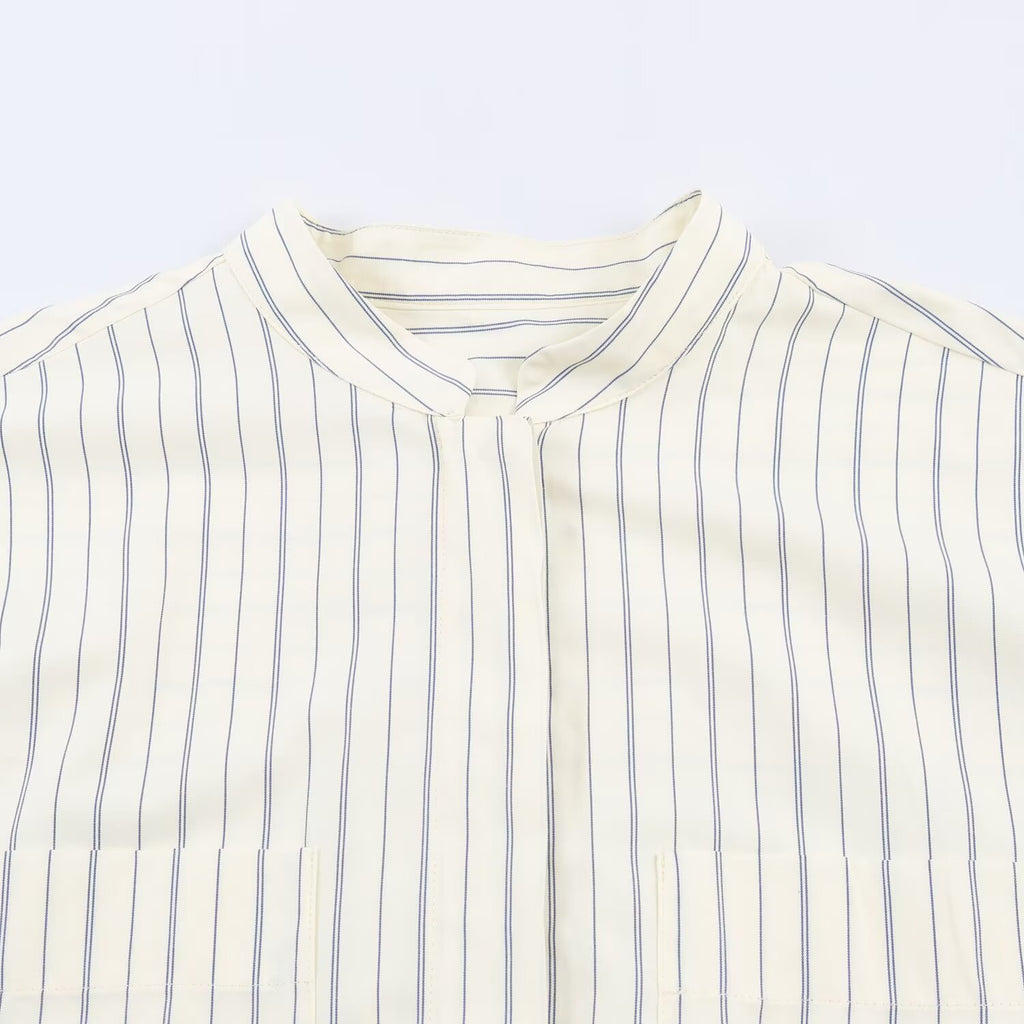 Loose striped shirt for women's clothing