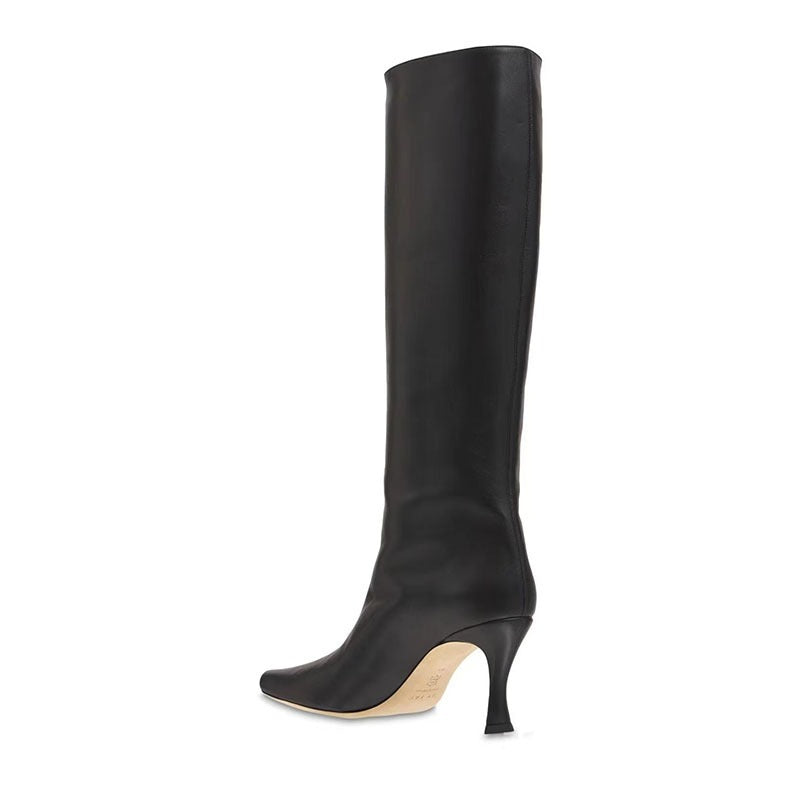 Pointed Toe High Heels Boots Women High Knee Boots Shoes Woman