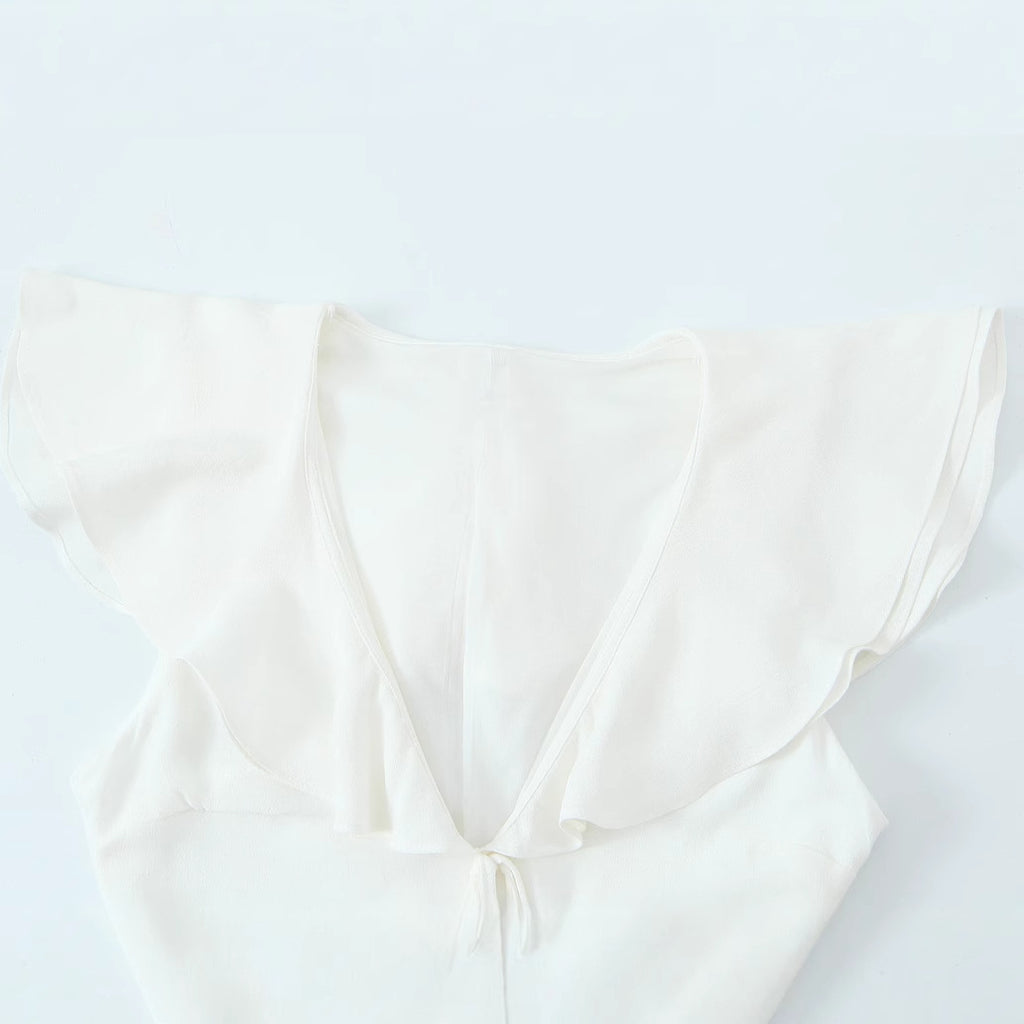 Women's Clothing Bowknot and Layered Dress