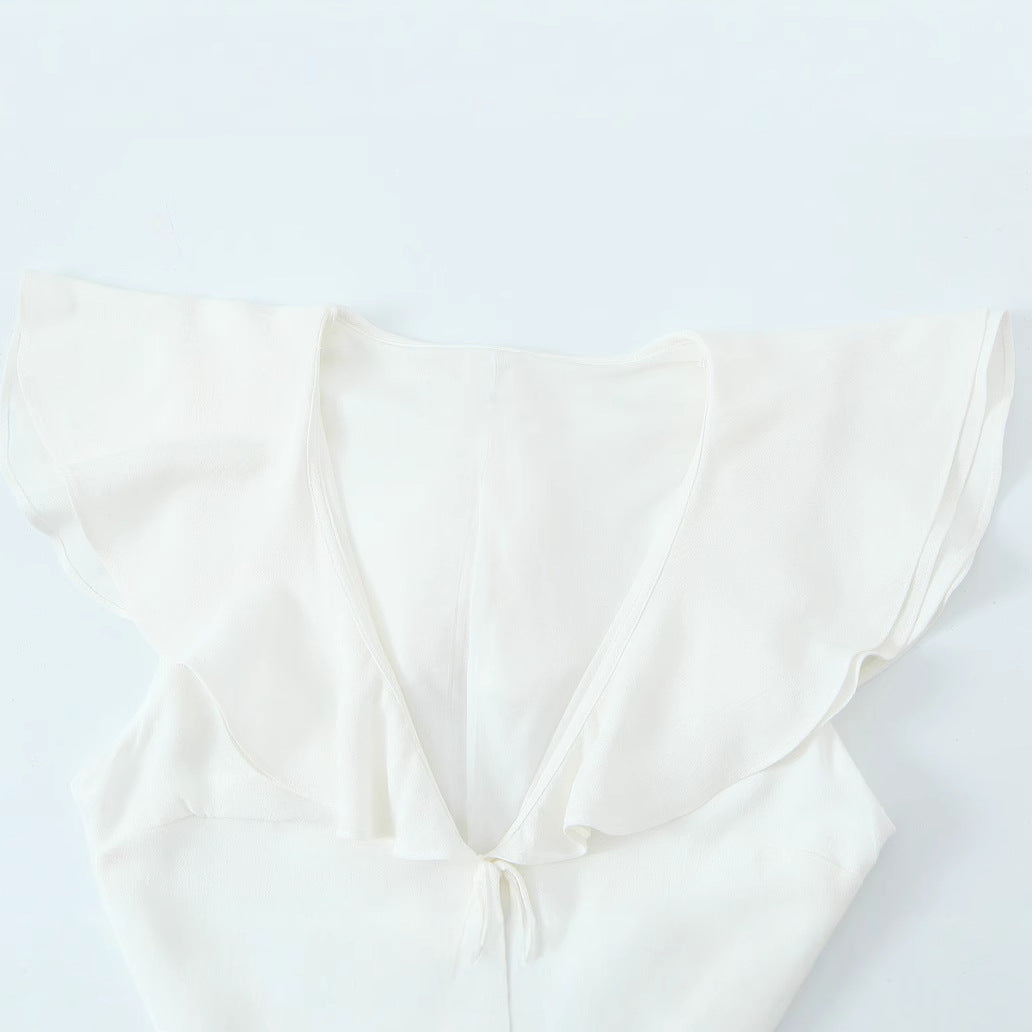 Women's Clothing Bowknot and Layered Dress