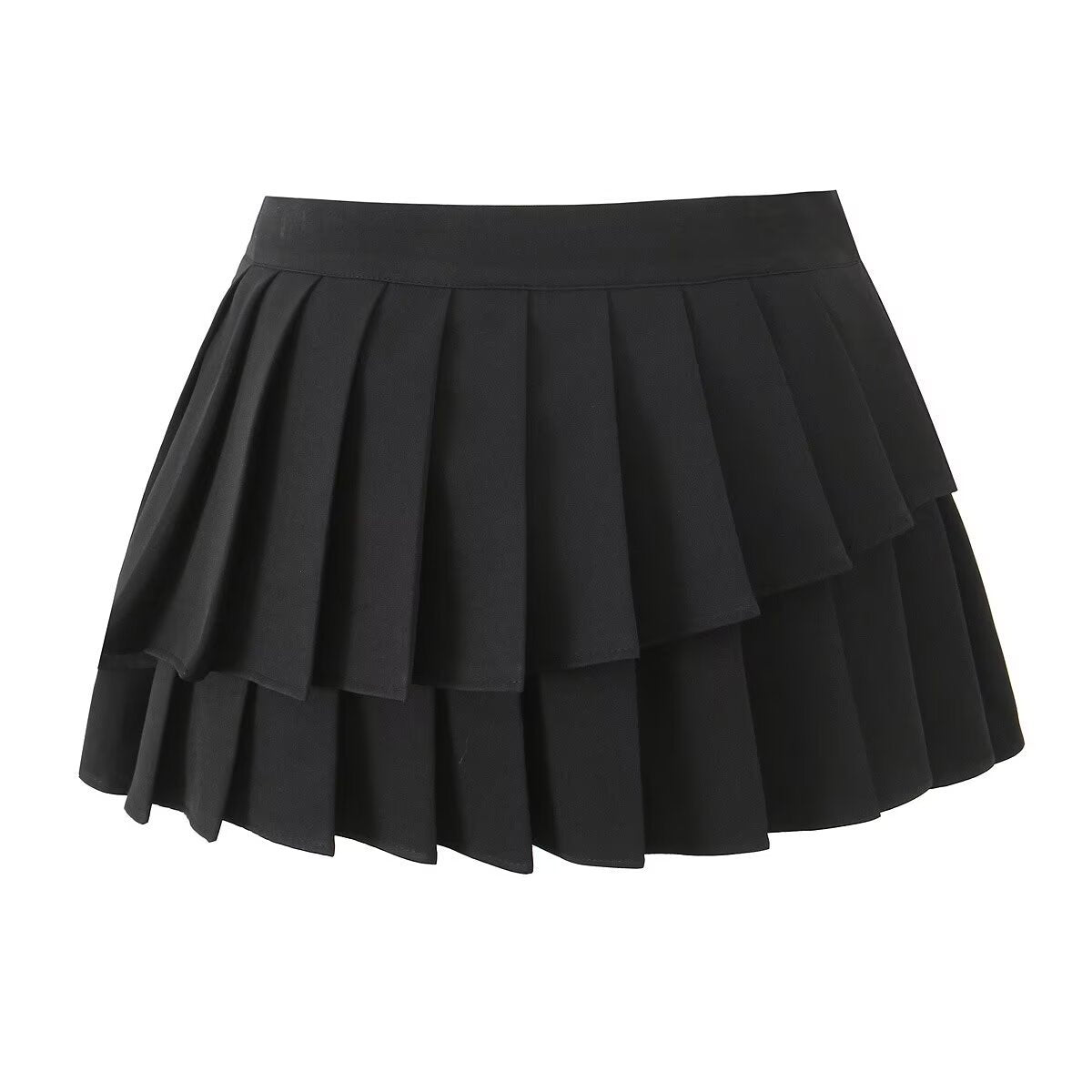 Irregular pleated skirt for women's clothing