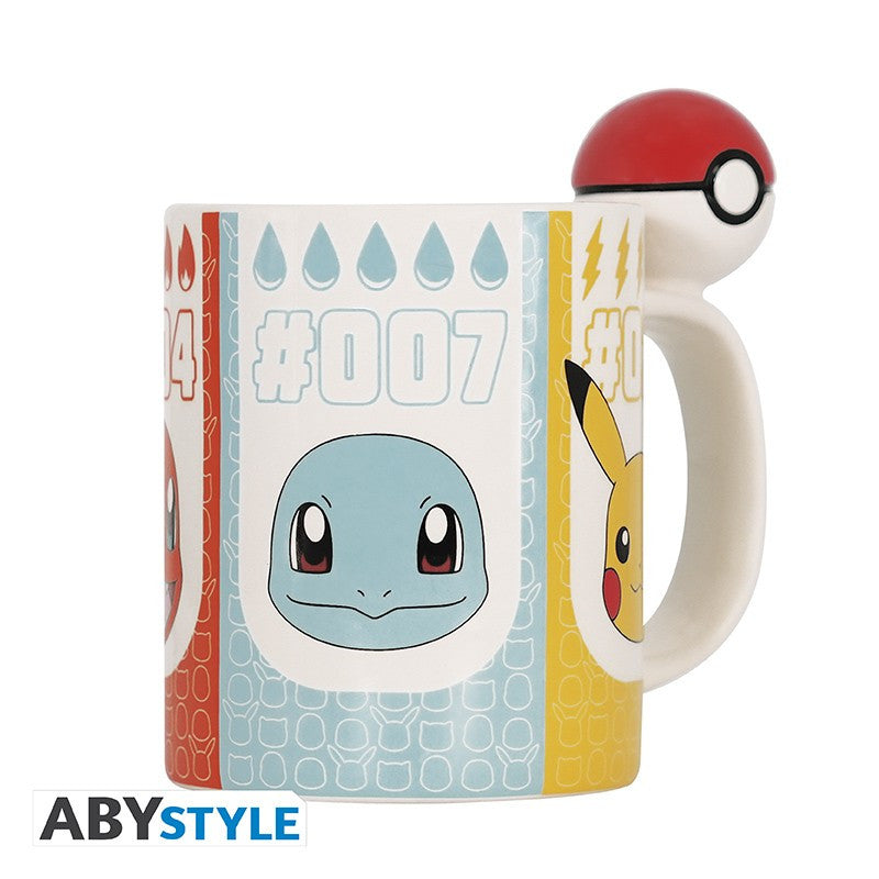 Pokemon 3D fogantyús bögre Pokéball