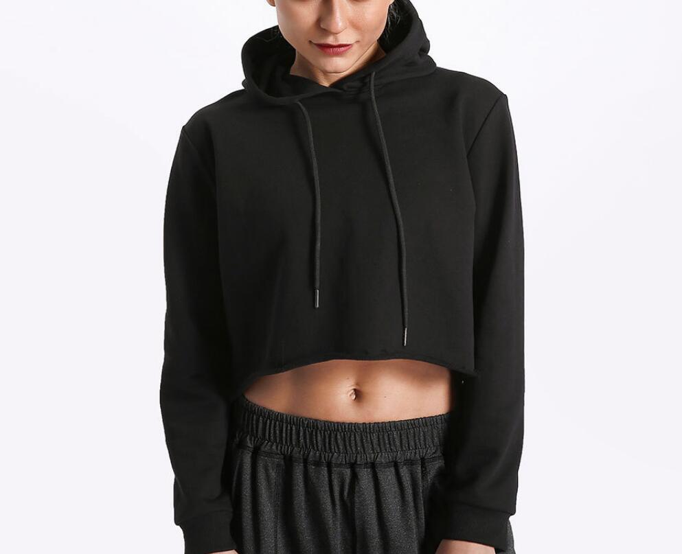 Dangerous Woman Crop Tops Girl Kawaii Hooded Women 2018 Harajuku Hip Hop Hoodies Sweatshirts