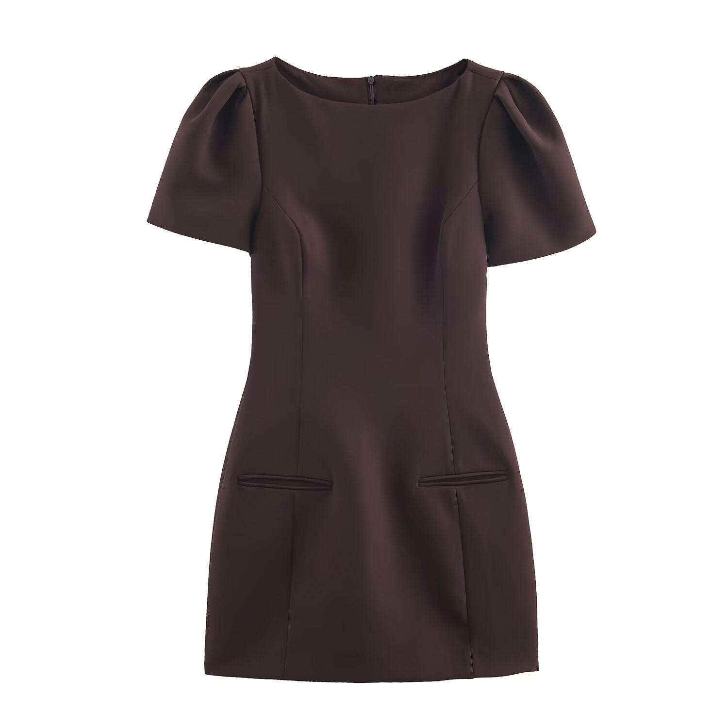 Pleated pocket dress for women's clothing