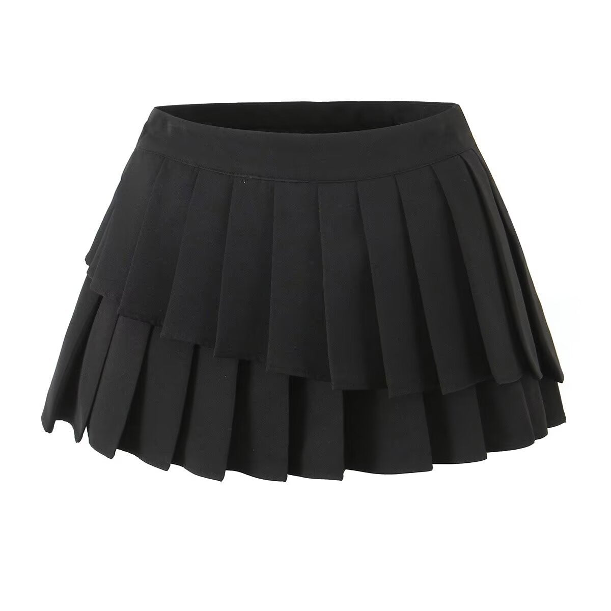Irregular pleated skirt for women's clothing