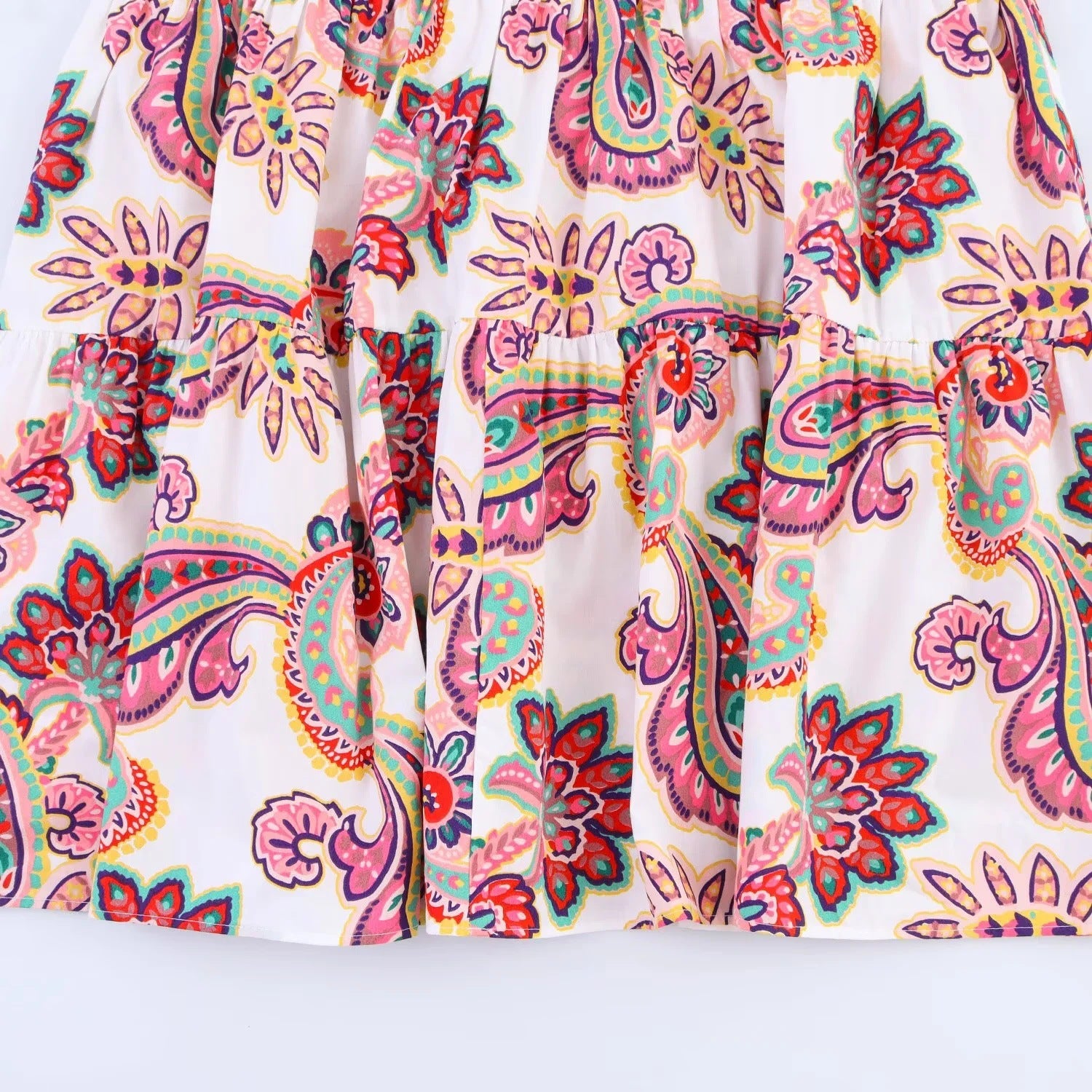 Women's Clothing Slit Printed Dress