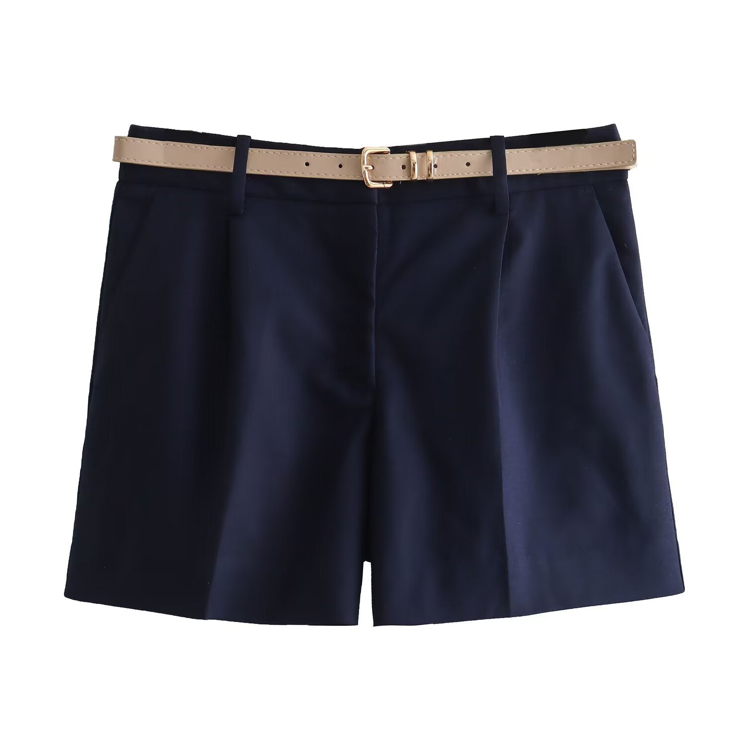 Women's Clothing with Belt Casual Shorts