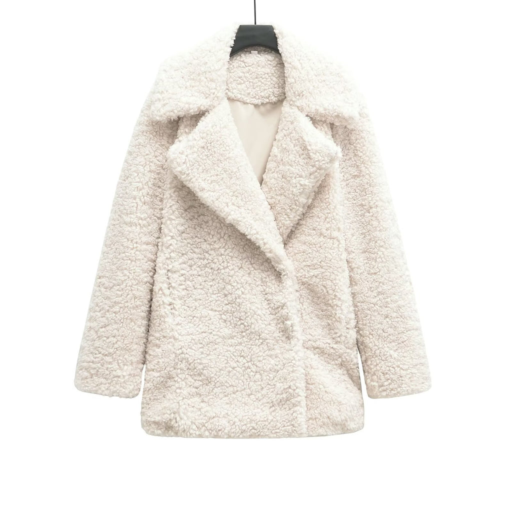 Artificial fur coat for women's clothing