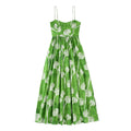 Woman Floral Printed Slip Long Dress Fashion Summer Backless Midi Dress Femel Casual Elegant Dresses