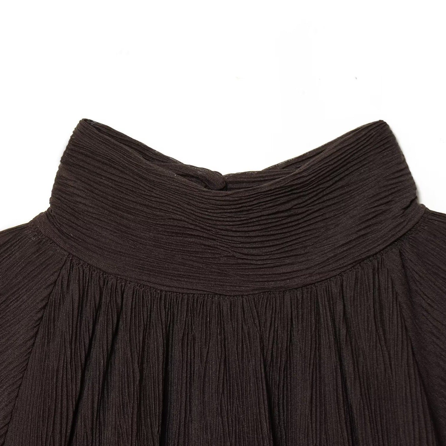 Pleated sweatshirt dress for women's clothing
