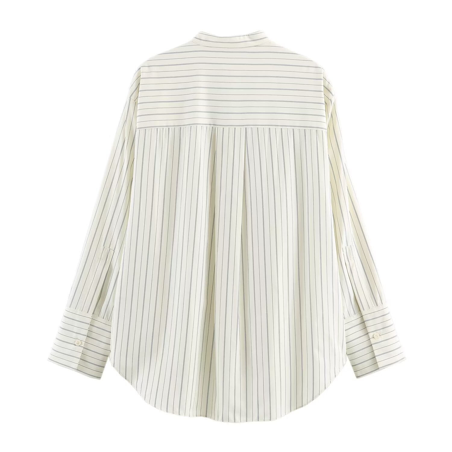 Loose striped shirt for women's clothing