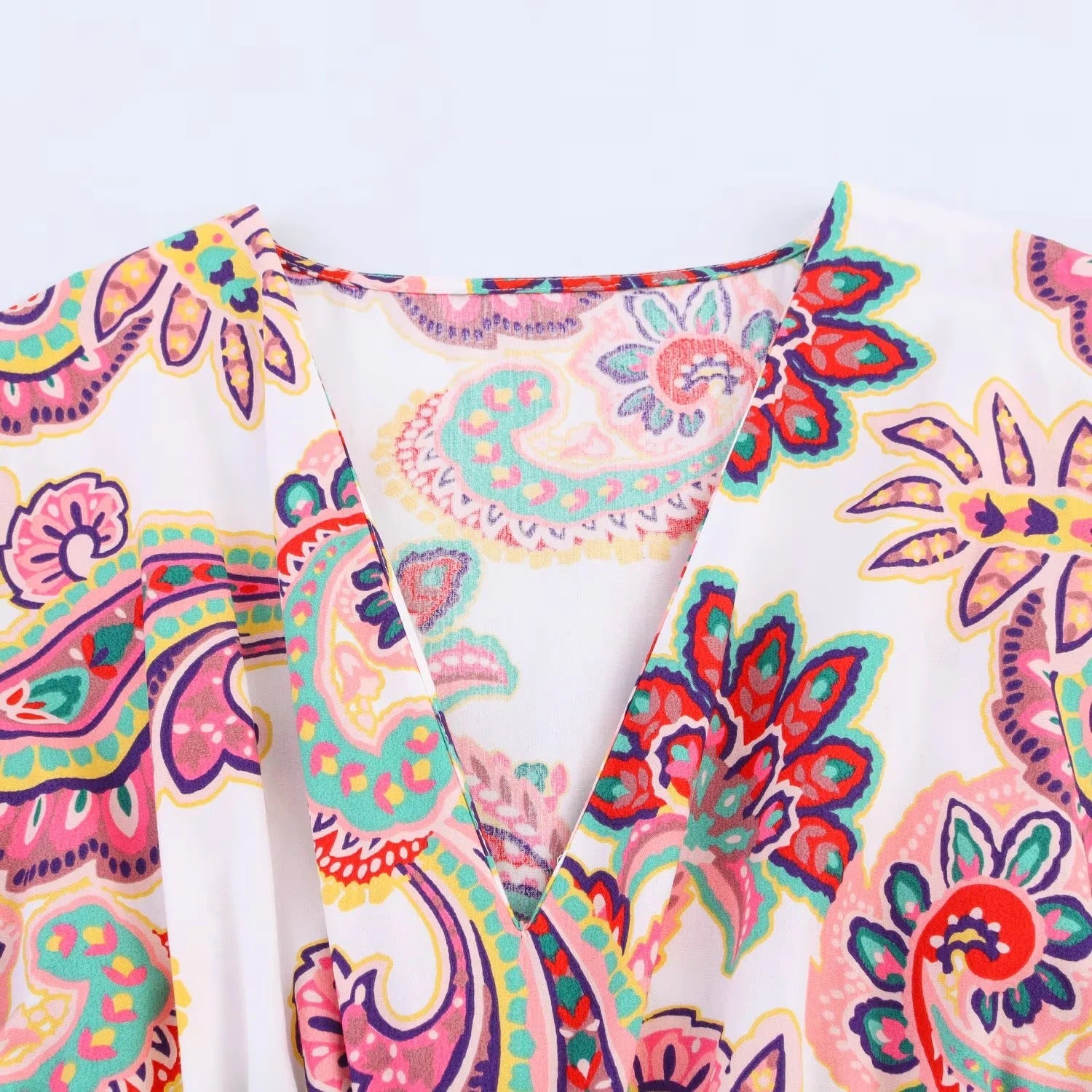 Women's Clothing Slit Printed Dress
