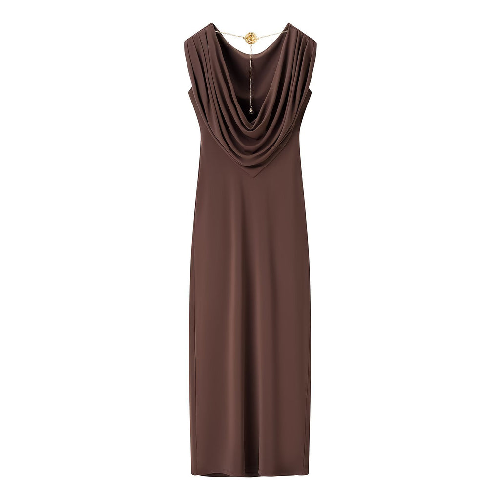 Backless chain dress for women's clothing