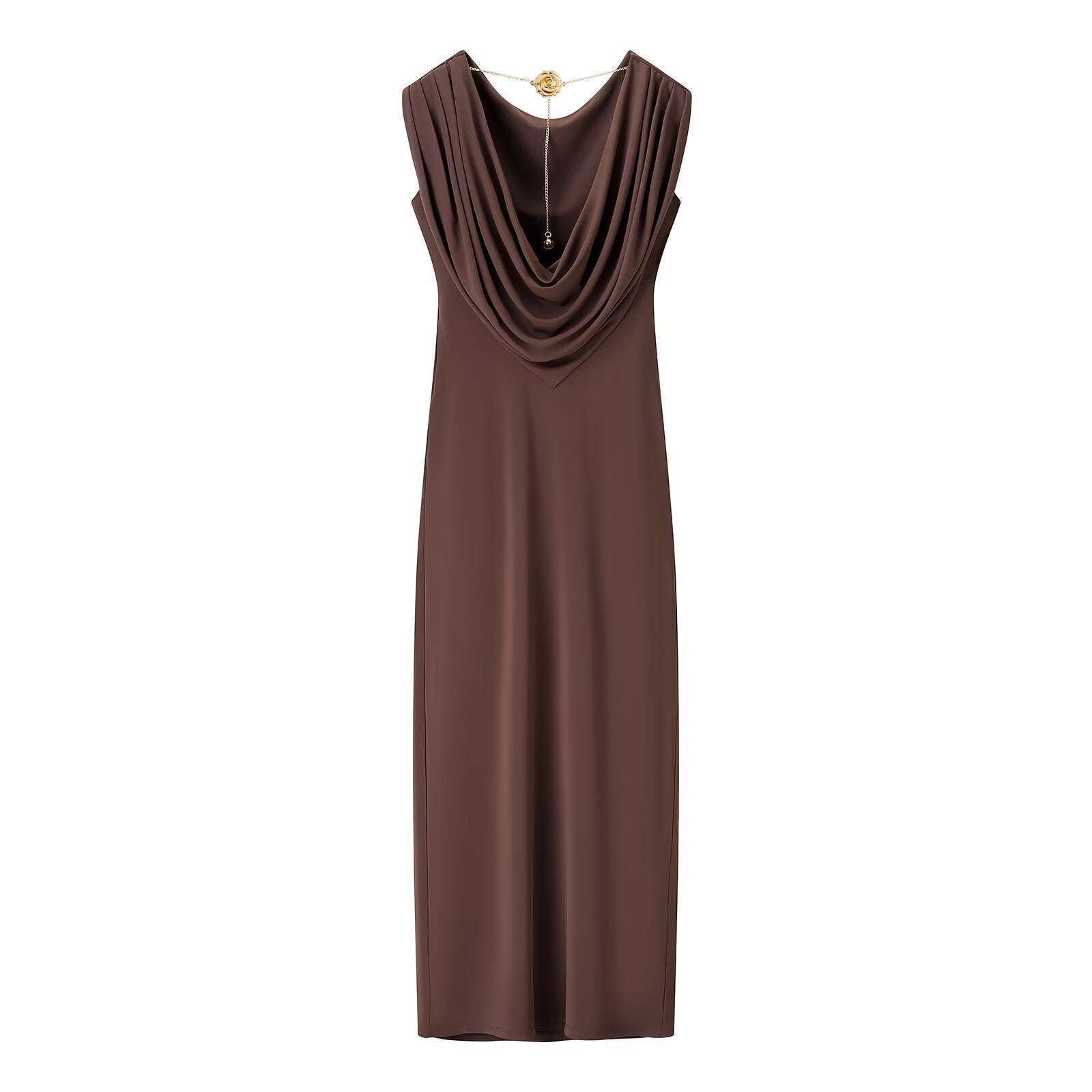 Backless chain dress for women's clothing