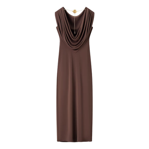 Backless chain dress for women's clothing