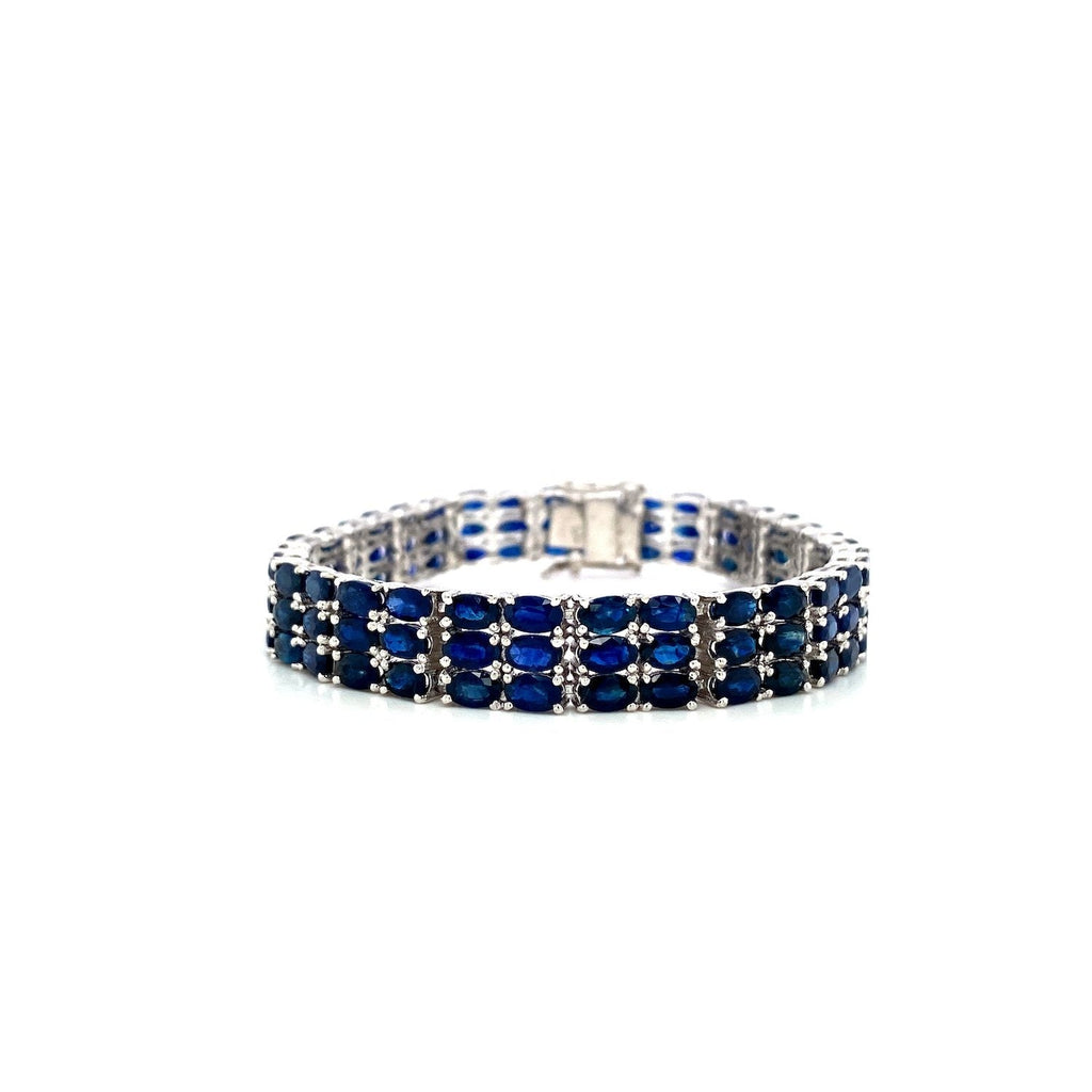 Sapphire Bracelet in .925 Sterling Silver - KSD 47353