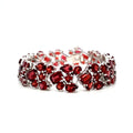Garnet Bracelet in .925 Sterling Silver - KSD 49649