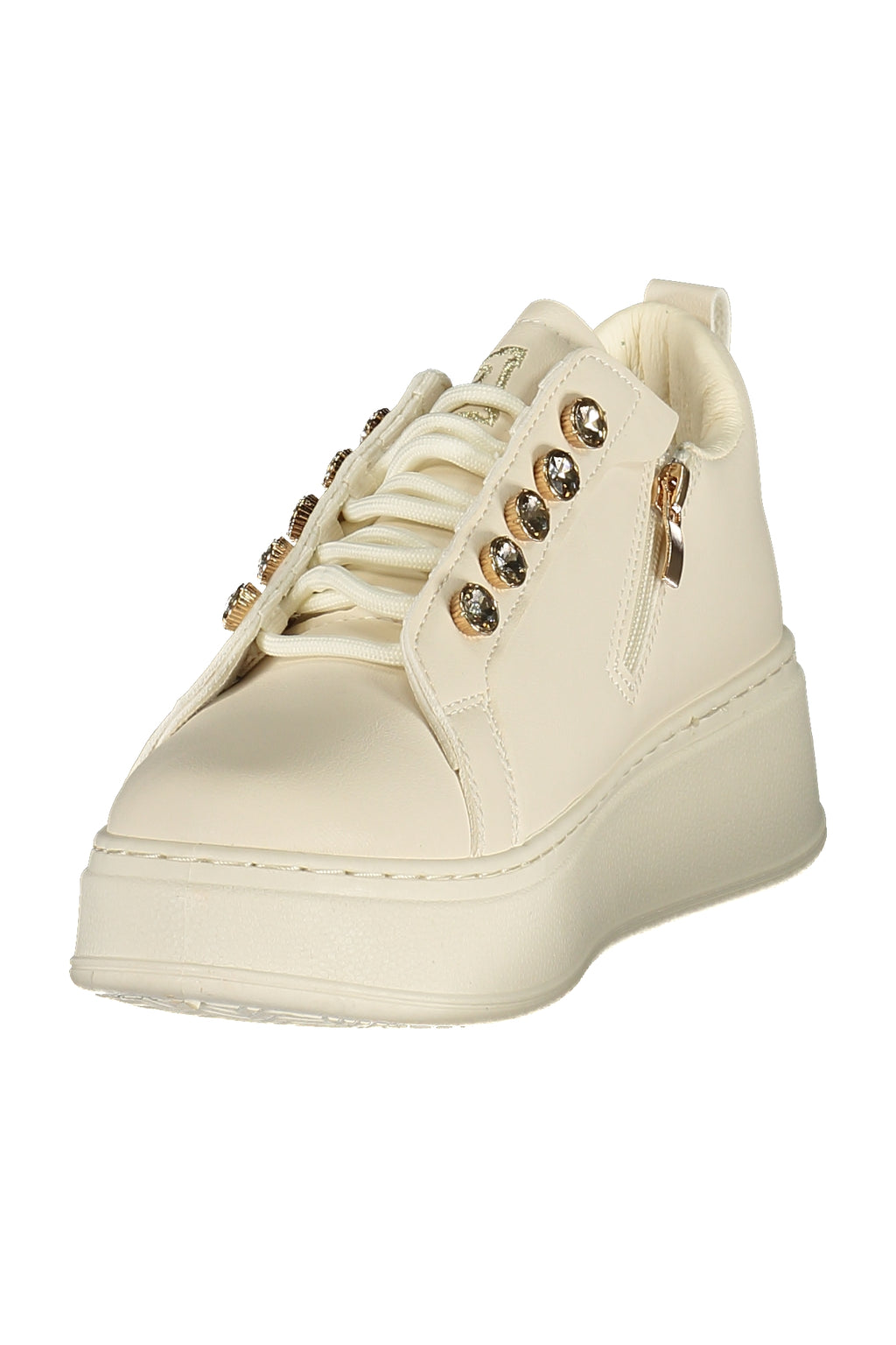 LAURA BIAGIOTTI WOMEN'S WHITE SPORTS SHOES